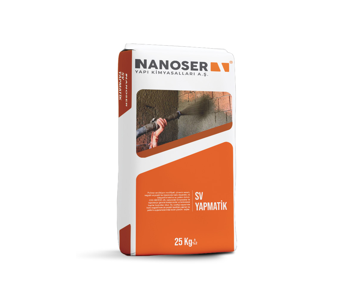 SV YAPMATİK | Nanoser Yapı Kimyasalları