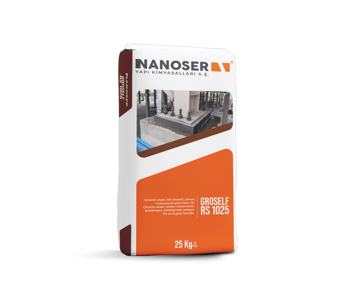 GROSELF RS 1025 - cimento-esasli-yapisal-tamir-harclari-ve-groutlar | Nanoser Yapı Kimyasalları