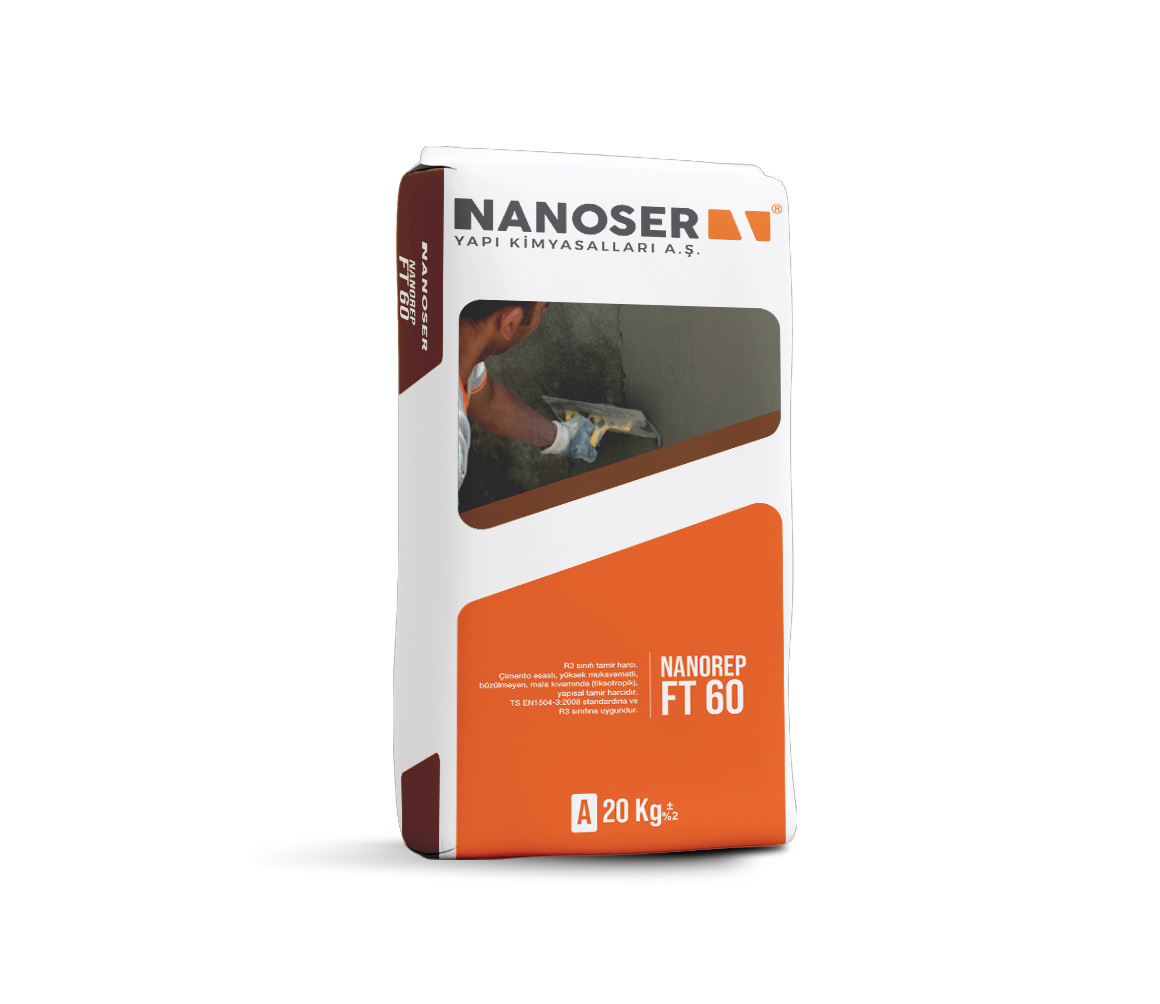 NANOREP FT 60 - cimento-esasli-yapisal-tamir-harclari-ve-groutlar | Nanoser Yapı Kimyasalları