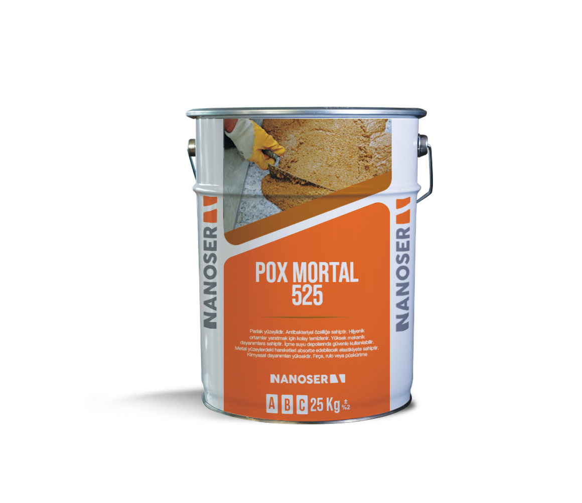 Poxmortal 525 - Epoksi Grout ve Tamir Montaj Harçları | Nanoser Yapı Kimyasalları
