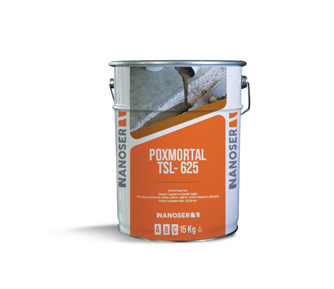 Poxmortal TSL-625 - Epoksi Grout ve Tamir Montaj Harçları | Nanoser Yapı Kimyasalları