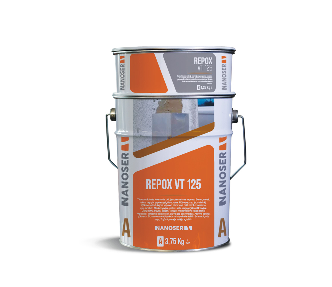 REPOX VT 125 - epoksi-grout-ve-tamir-montaj-harclari | Nanoser Yapı Kimyasalları