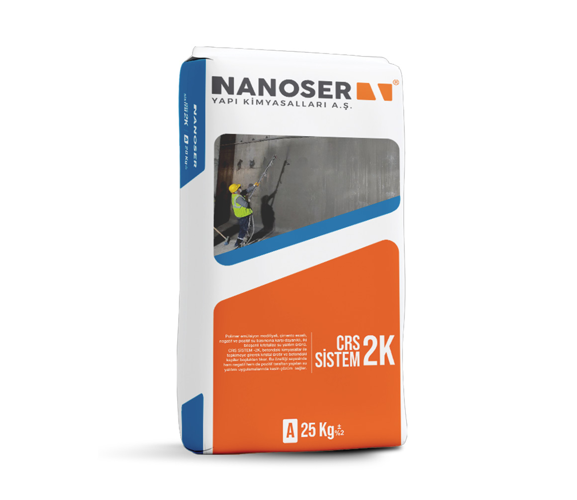 CRS Sistem 2K - Çimento Esaslı Su Yalıtım Ürünleri | Nanoser Yapı Kimyasalları