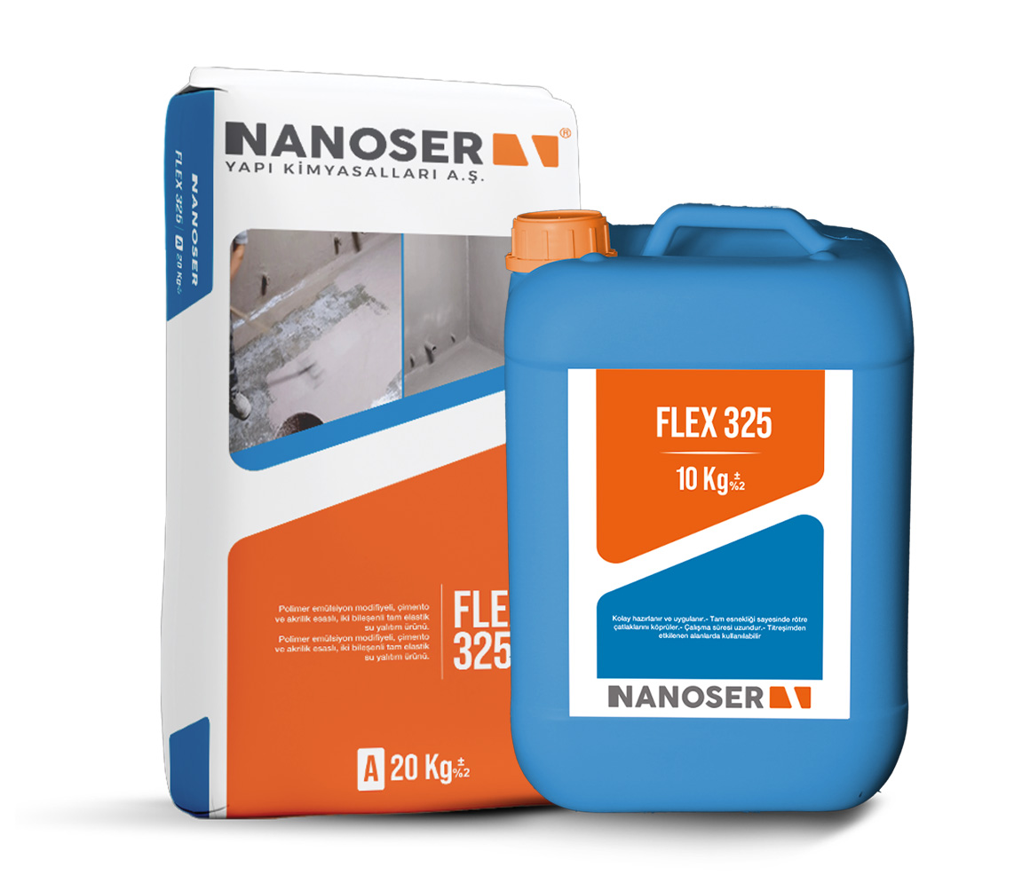 Flex 325 - Çimento Esaslı Su Yalıtım Ürünleri | Nanoser Yapı Kimyasalları