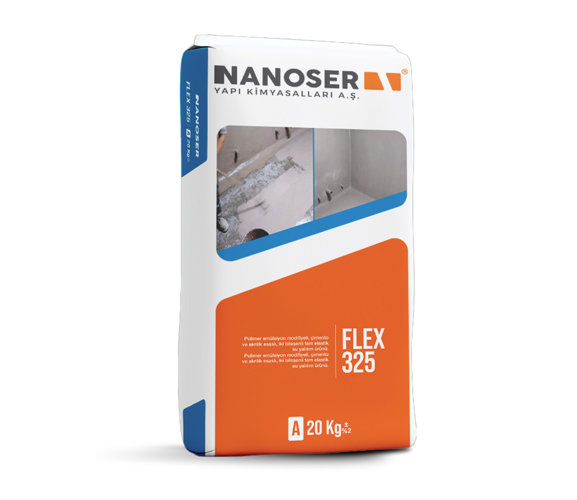 Flex 325 - Çimento Esaslı Su Yalıtım Ürünleri | Nanoser Yapı Kimyasalları