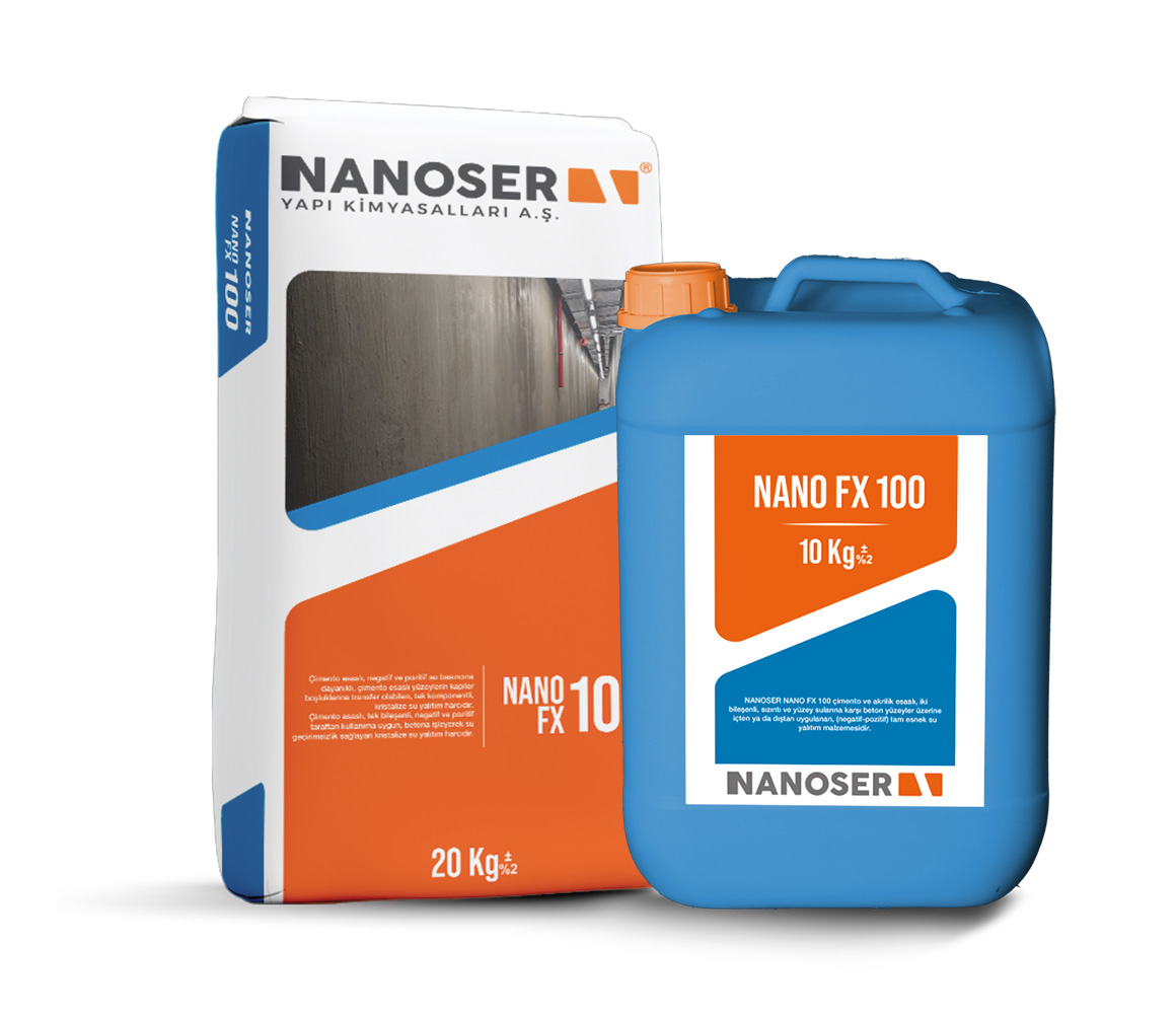 NANO FX 100 - Çimento Esaslı Su Yalıtım Ürünleri | Nanoser Yapı Kimyasalları