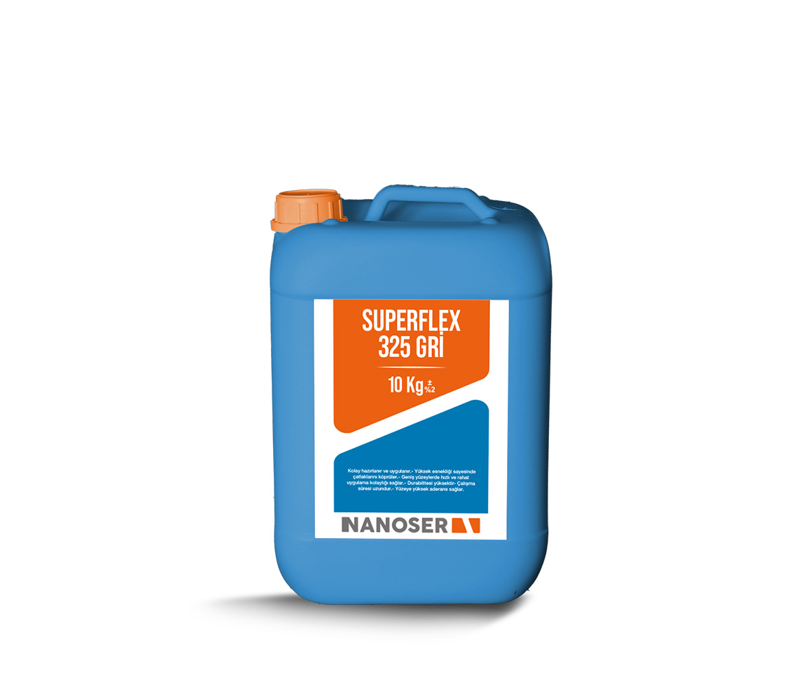 Superflex 325 Gri - Çimento Esaslı Su Yalıtım Ürünleri | Nanoser Yapı Kimyasalları