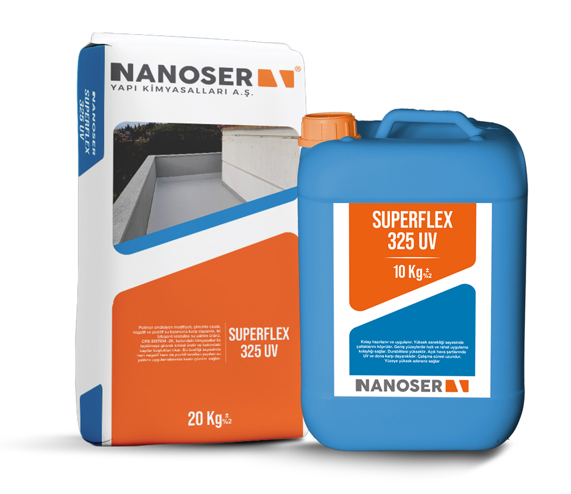Superflex 325 UV - Çimento Esaslı Su Yalıtım Ürünleri | Nanoser Yapı Kimyasalları