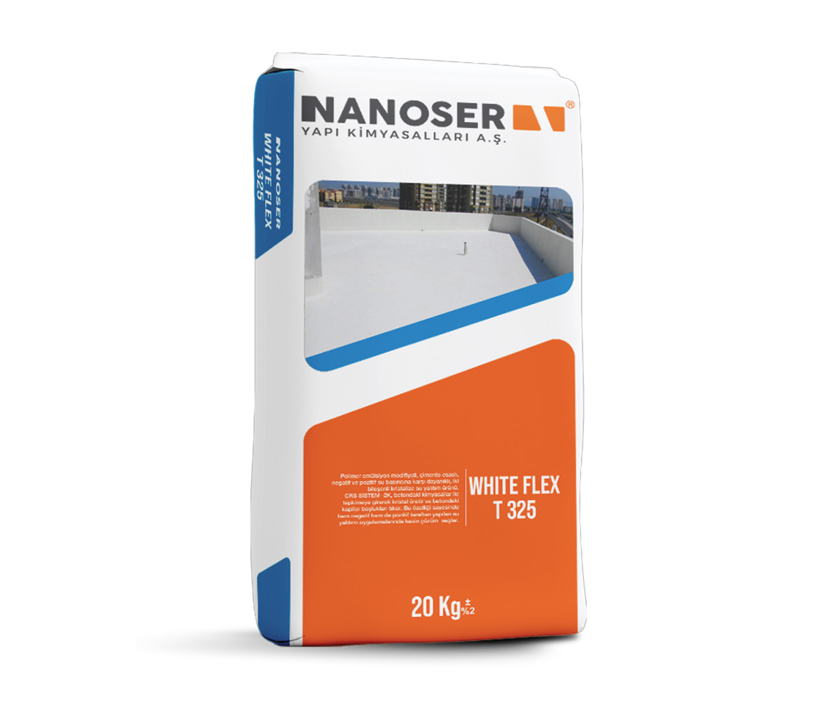 White Flex T 325 - Çimento Esaslı Su Yalıtım Ürünleri | Nanoser Yapı Kimyasalları